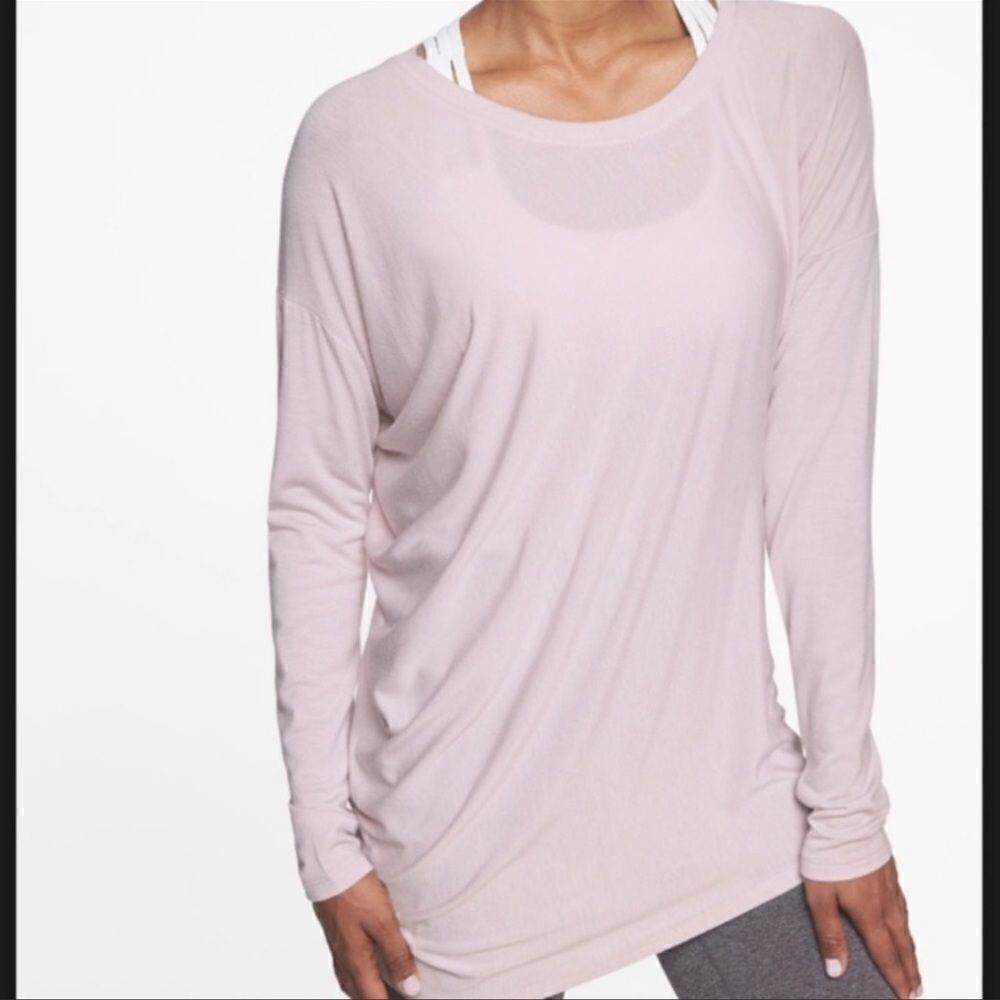 Athleta Threadlight Asym Long Sleeve Top SP